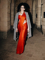 The Red Snapper Saree