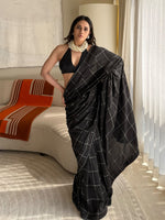 Black Crossword Saree