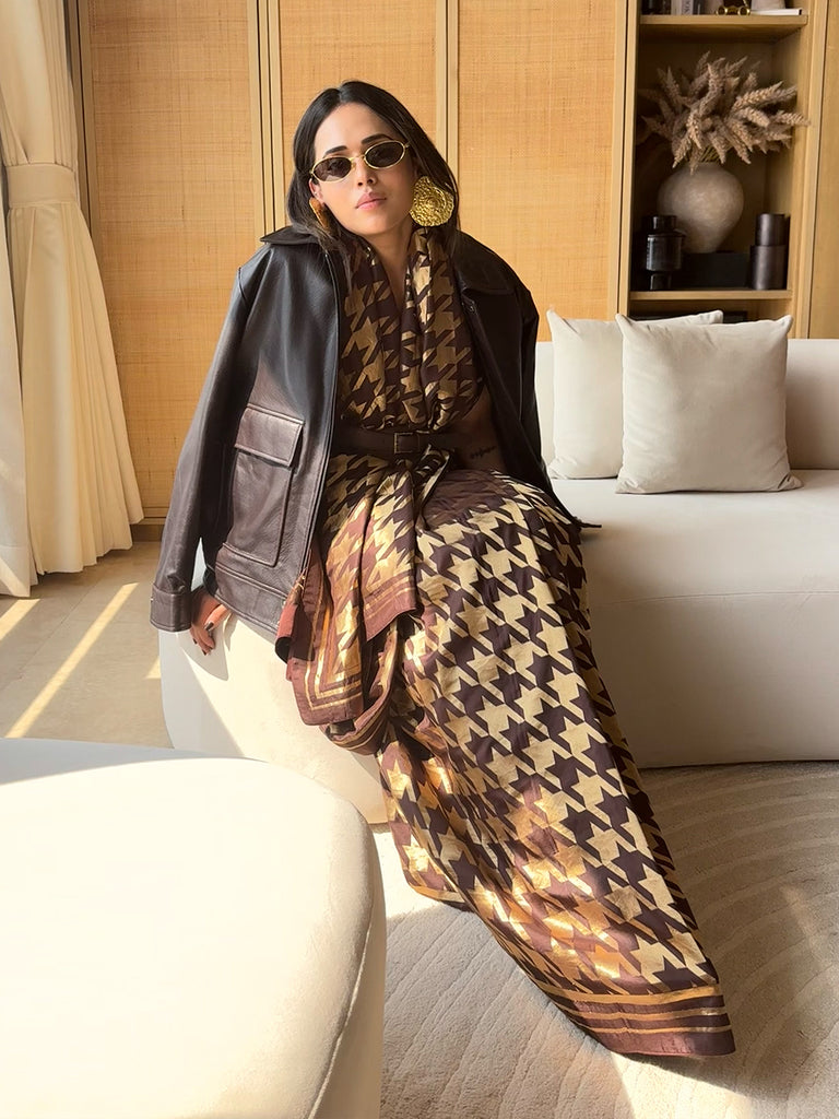 Espresso Gerum Saree