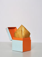 Handwoven Yellow Silk Pocket Square