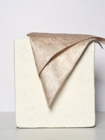 Handwoven Beige Silk Pocket Square