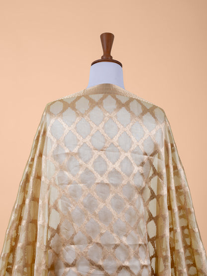 Handwoven Gold Tissue Dupatta