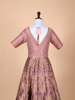 Handwoven Pink Silk Suit