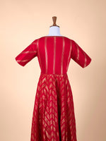 Tahira Kashyap In Handwoven Maroon Silk Suit
