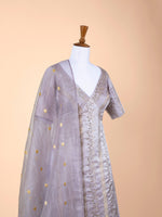 Handwoven Off White Silk Suit Piece