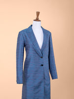 Handwoven Blue Silk Jacket