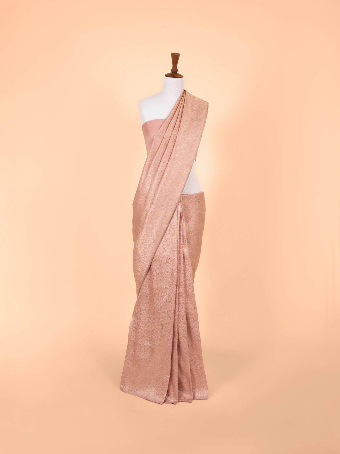 Handwoven Pink Silk Saree