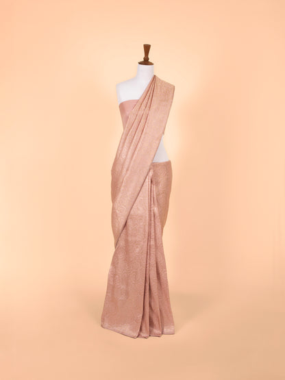 Handwoven Pink Silk Saree