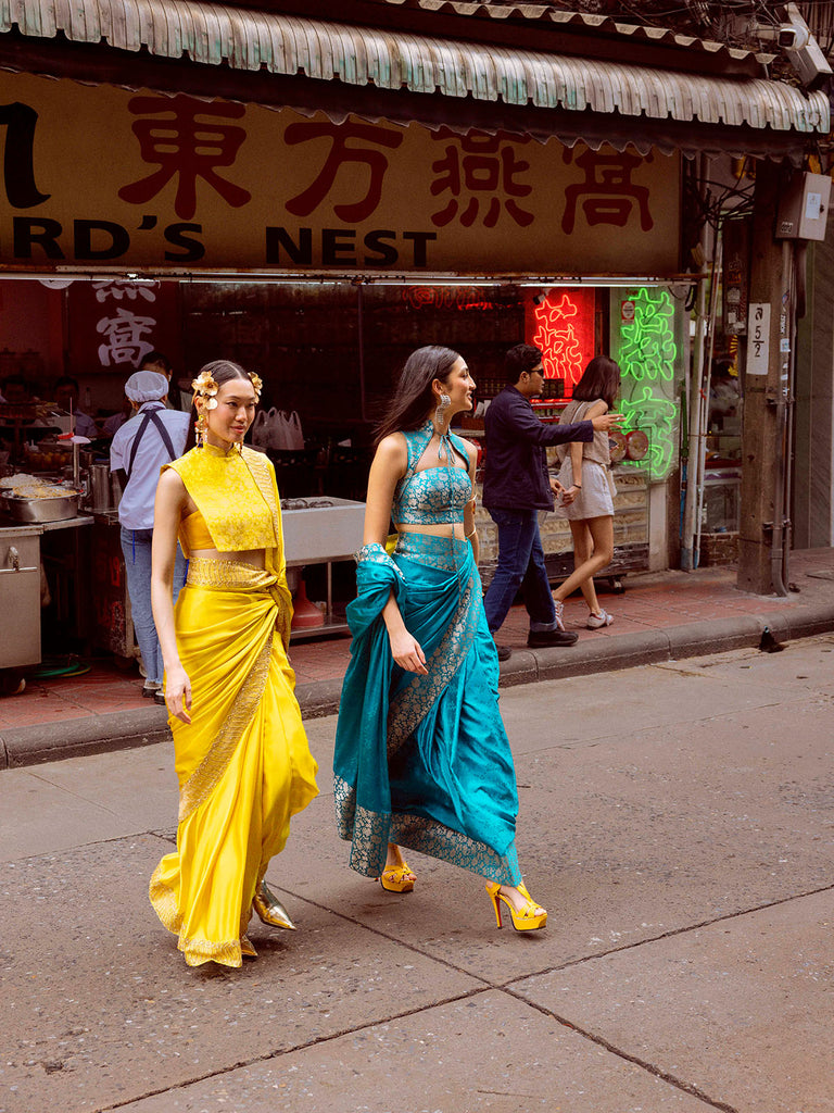 Handwoven Mustard Yellow Blouse