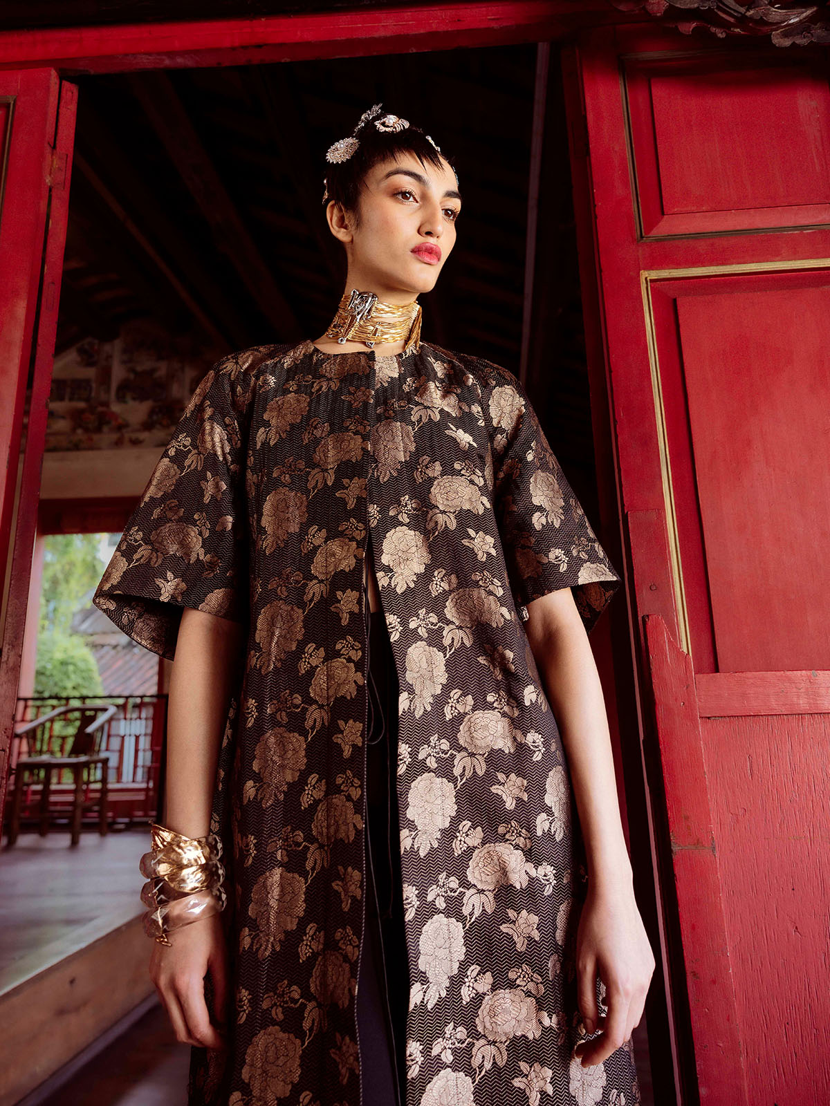 Handwoven Noir Jacket