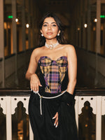 Handwoven Obsidian Black Silk Saree