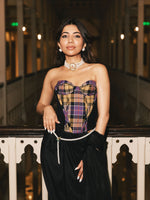 Handwoven Obsidian Black Silk Saree