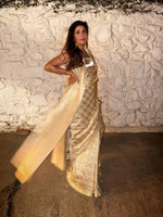 Ivory Gerum Saree