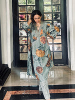 Mint Green Printed Kurta Set