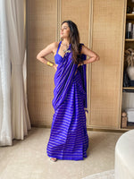 Handwoven Purple Silk Saree