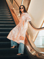 The Diana Kurta Set In Peach