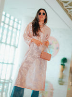 The Diana Kurta Set In Peach