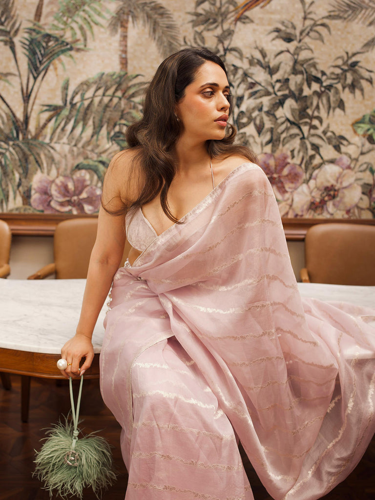 The Eden Saree In Mauve