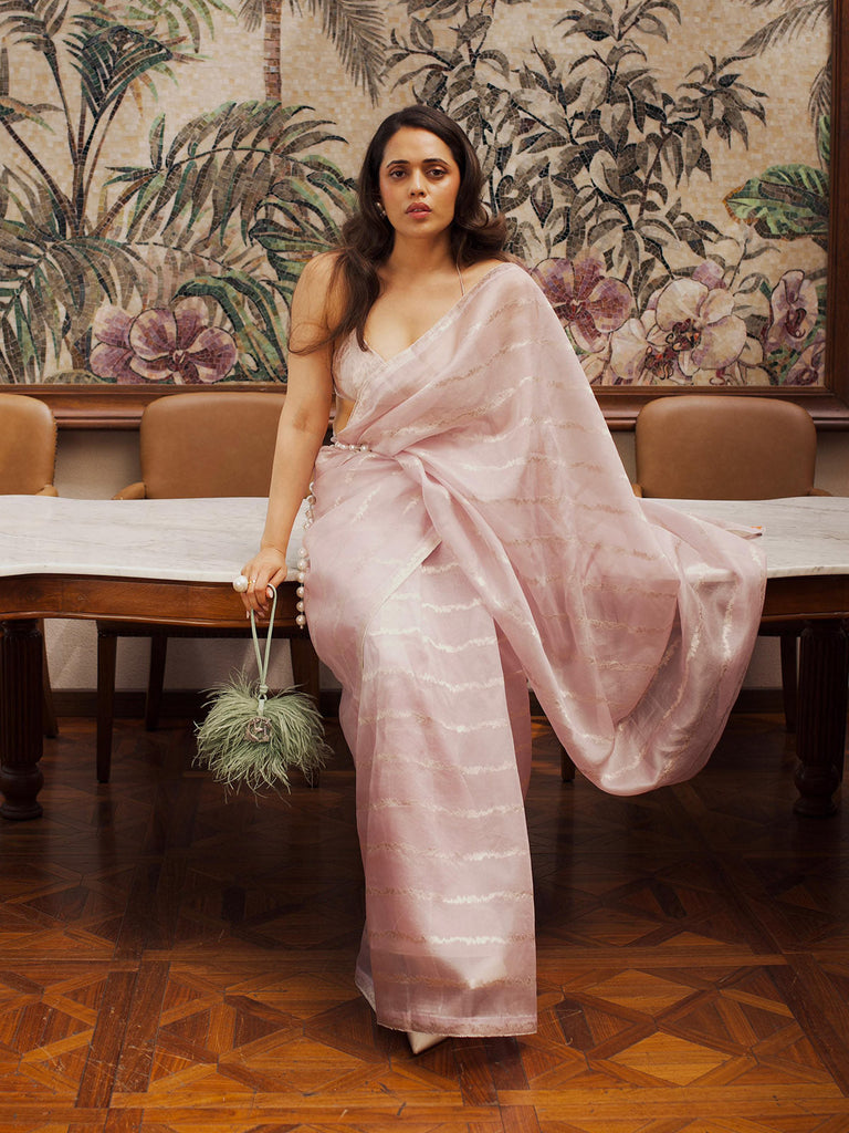 The Eden Saree In Mauve
