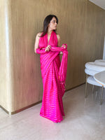 Handwoven Pink Silk Saree