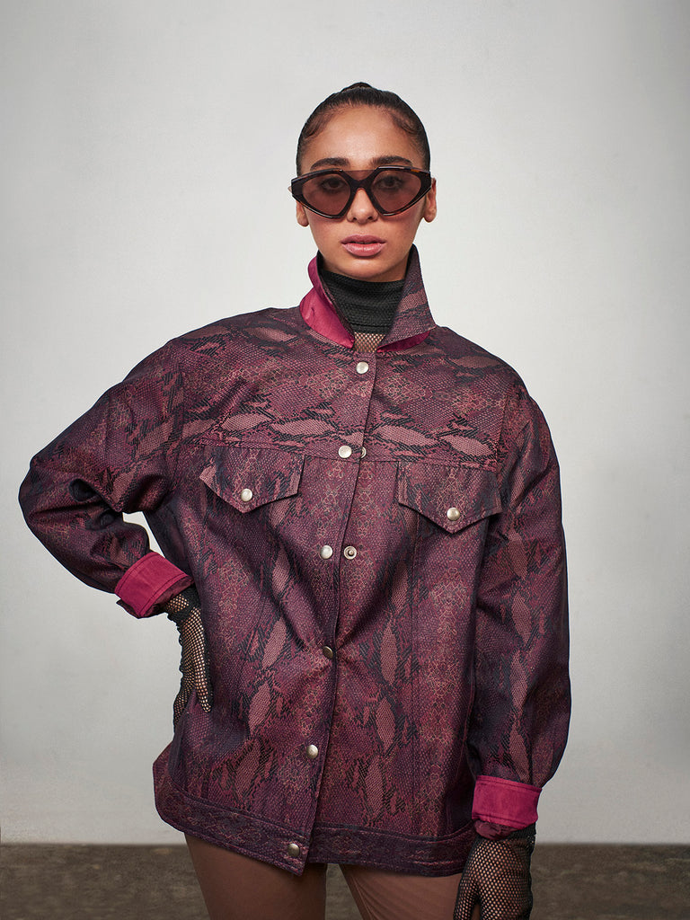Wine Cobra Jacket