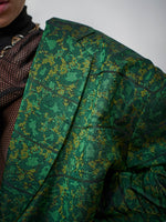 Green Labyrinth Long Coat