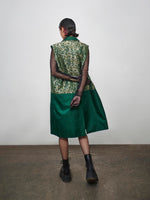 Megabyte Green Sleeveless Coat