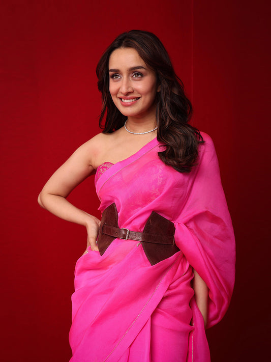 Shraddha Kapoor The Candy Kiss Saree