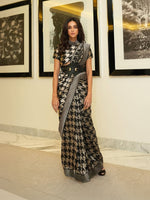 Black Gerum Saree