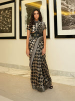 Black Gerum Saree