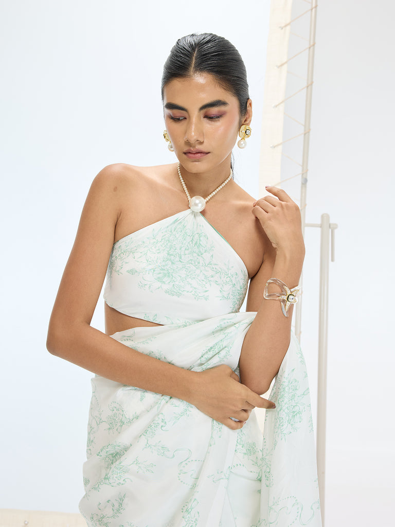 The Ruby Scarf in Green