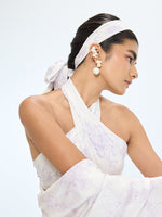 The Ruby Scarf in Off-White