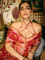 Handwoven Crimson Red Blouse