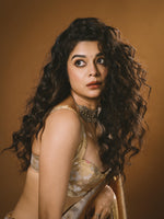 Mithila Palkar in Handwoven Gold Kanjivaram Saree