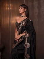 Anjini Dhawan in The 'Goth Bride' Saree