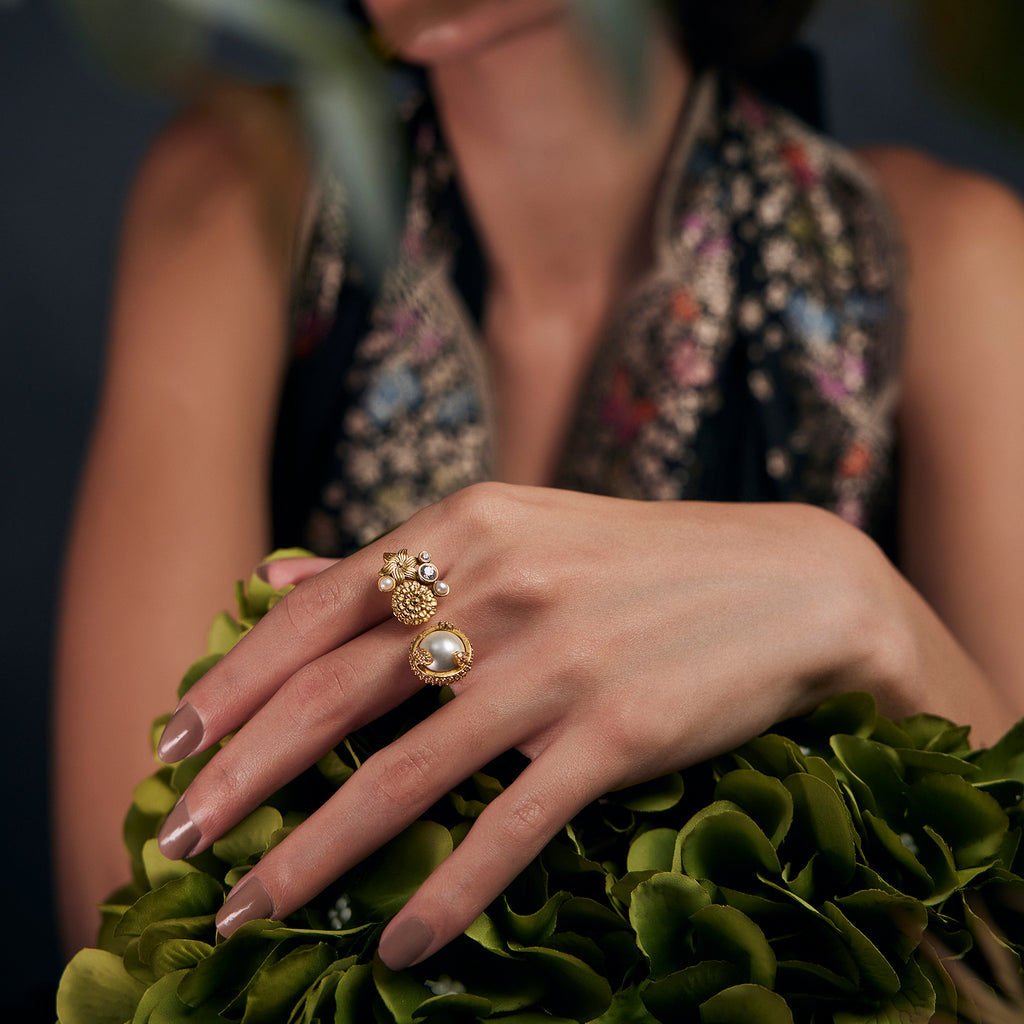 Opaline Statement Ring