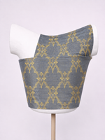 Handwoven Grey Cutwork Blouse Fabric