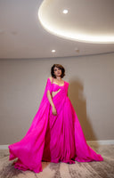 Handwoven Ekaya Pink Silk Saree