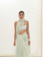 The Eden Saree in Sea Green