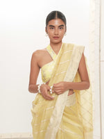 The Ivy Saree In Lemon