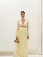 The Luna Saree In Lemon