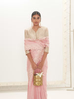 The Candice Saree in Blush Orange