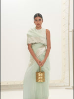 The Jane Saree in Sea Green