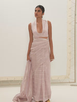 The Eden Saree In Mauve