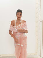 The Lexi Saree In Peach