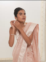 The Ivy Saree In Peach