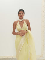 The Serena Saree In Lemon