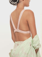 The Ruby Saree In Pistachio