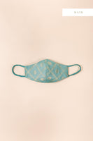Handwoven Powder Blue 3 Ply Cotton Mask