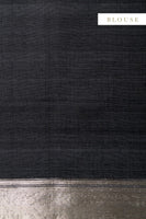 Handwoven Black Organza Sari With Butterfly Motifs